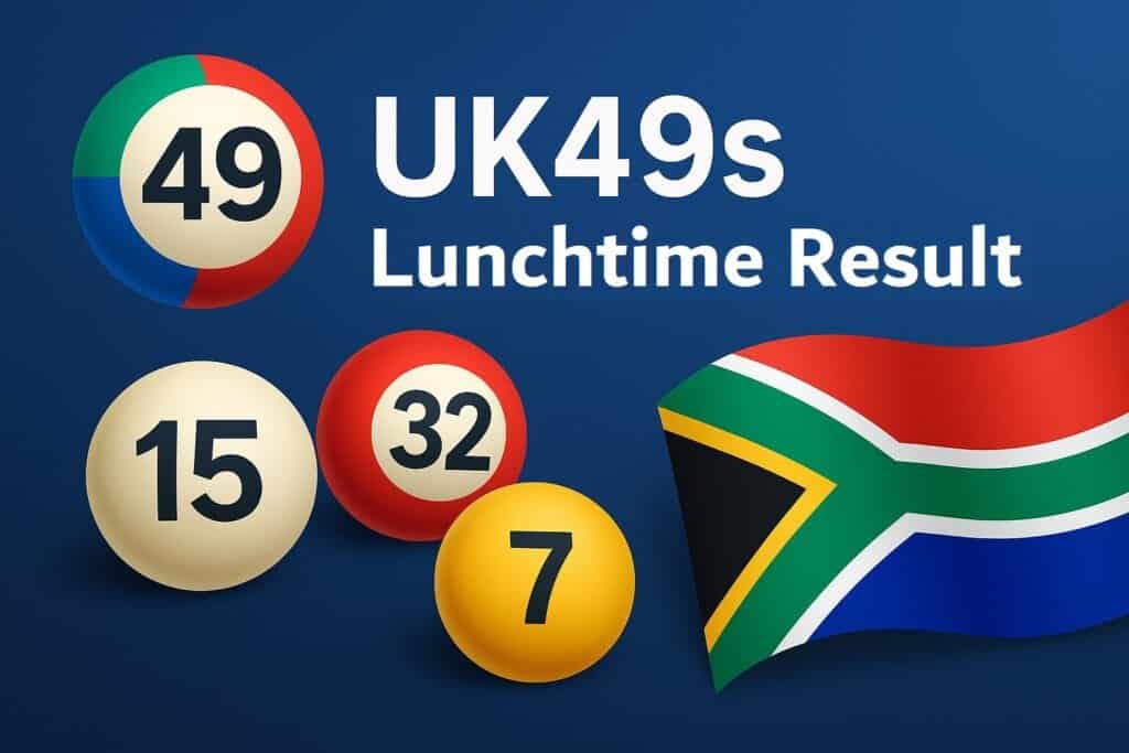 UK49 Lunchtime April 2025 Winning Results History 1 UK49s Lunchtime Results